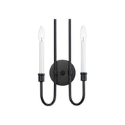 Maxim - 11282BK - Two Light Wall Sconce - Tux - Black
