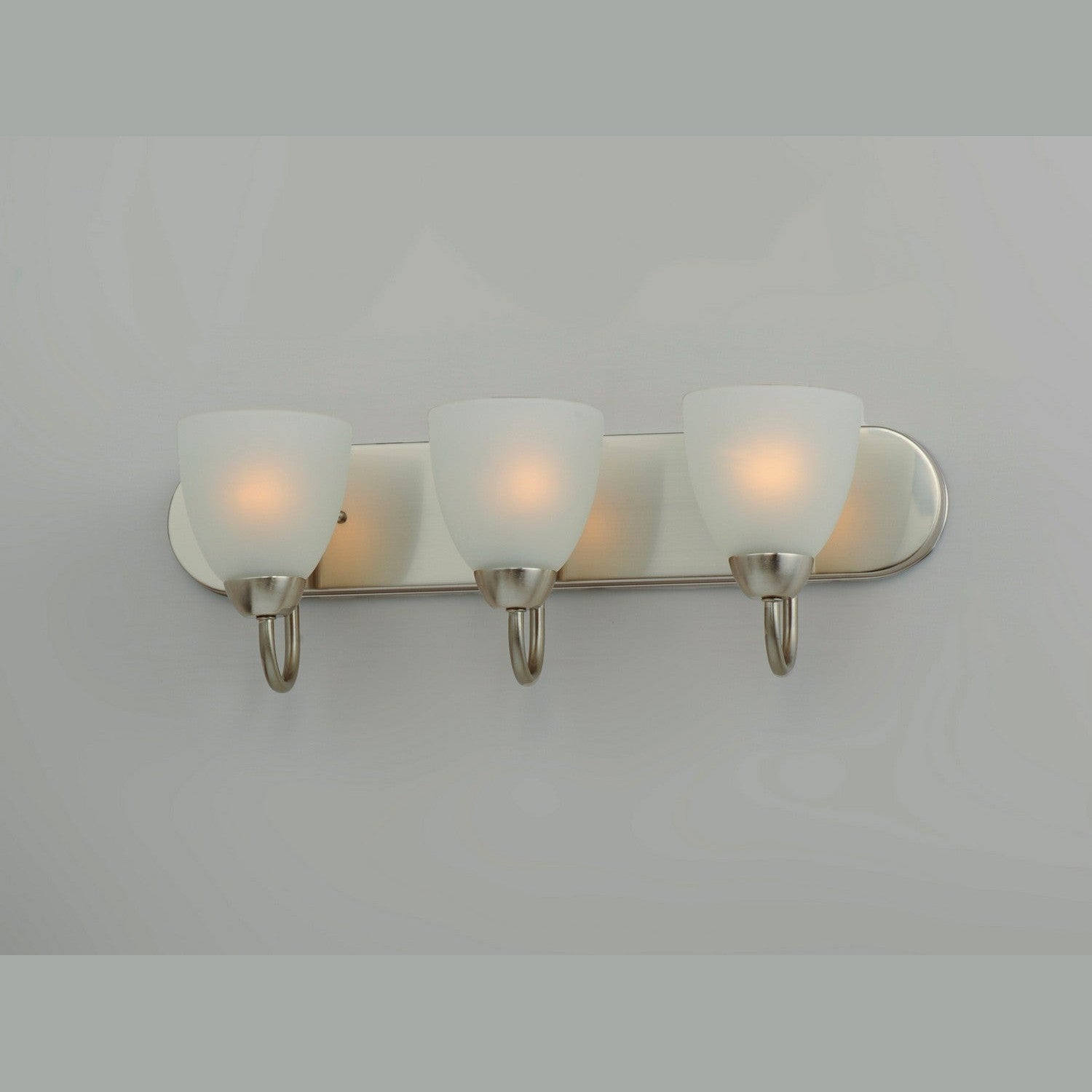 Maxim - 11383FTSN - Three Light Bath Vanity - Axis - Satin Nickel