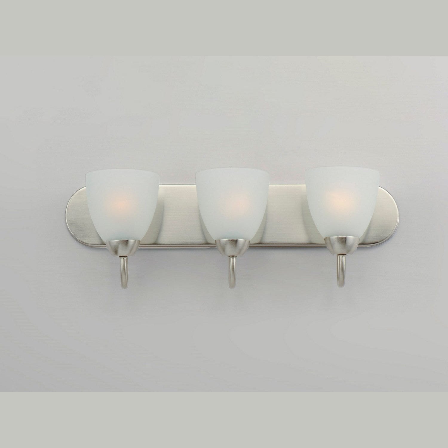 Maxim - 11383FTSN - Three Light Bath Vanity - Axis - Satin Nickel