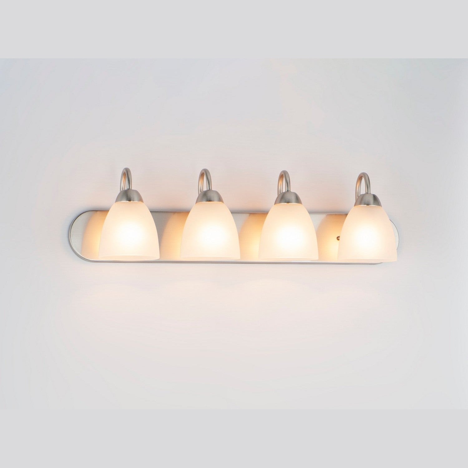 Maxim - 11384FTSN - Four Light Bath Vanity - Axis - Satin Nickel