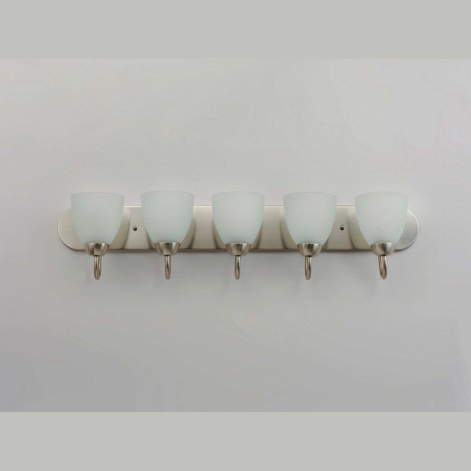 Maxim - 11385FTSN - Five Light Bath Vanity - Axis - Satin Nickel