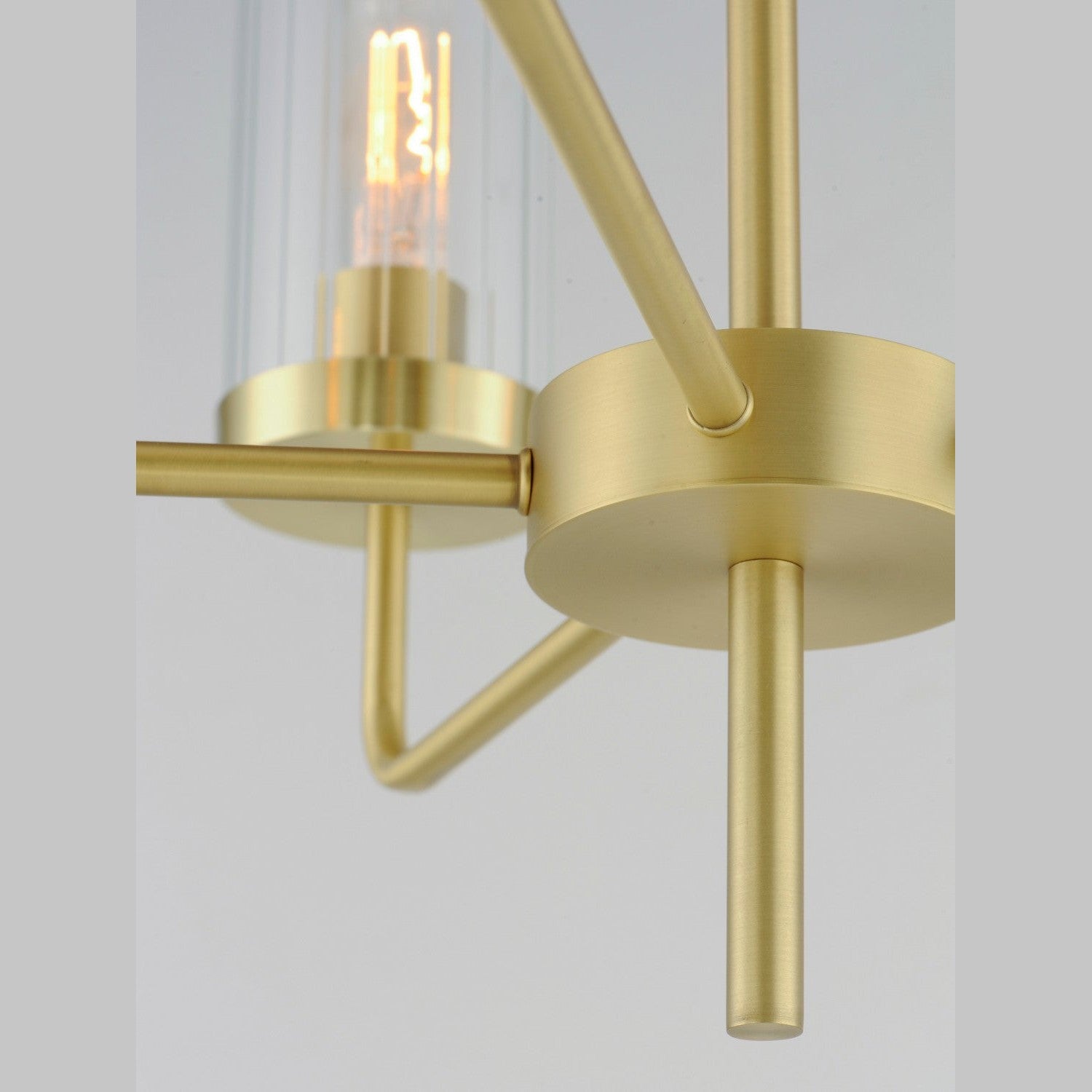 Maxim - 11475CRSBR - Five Light Chandelier - Crosby - Satin Brass