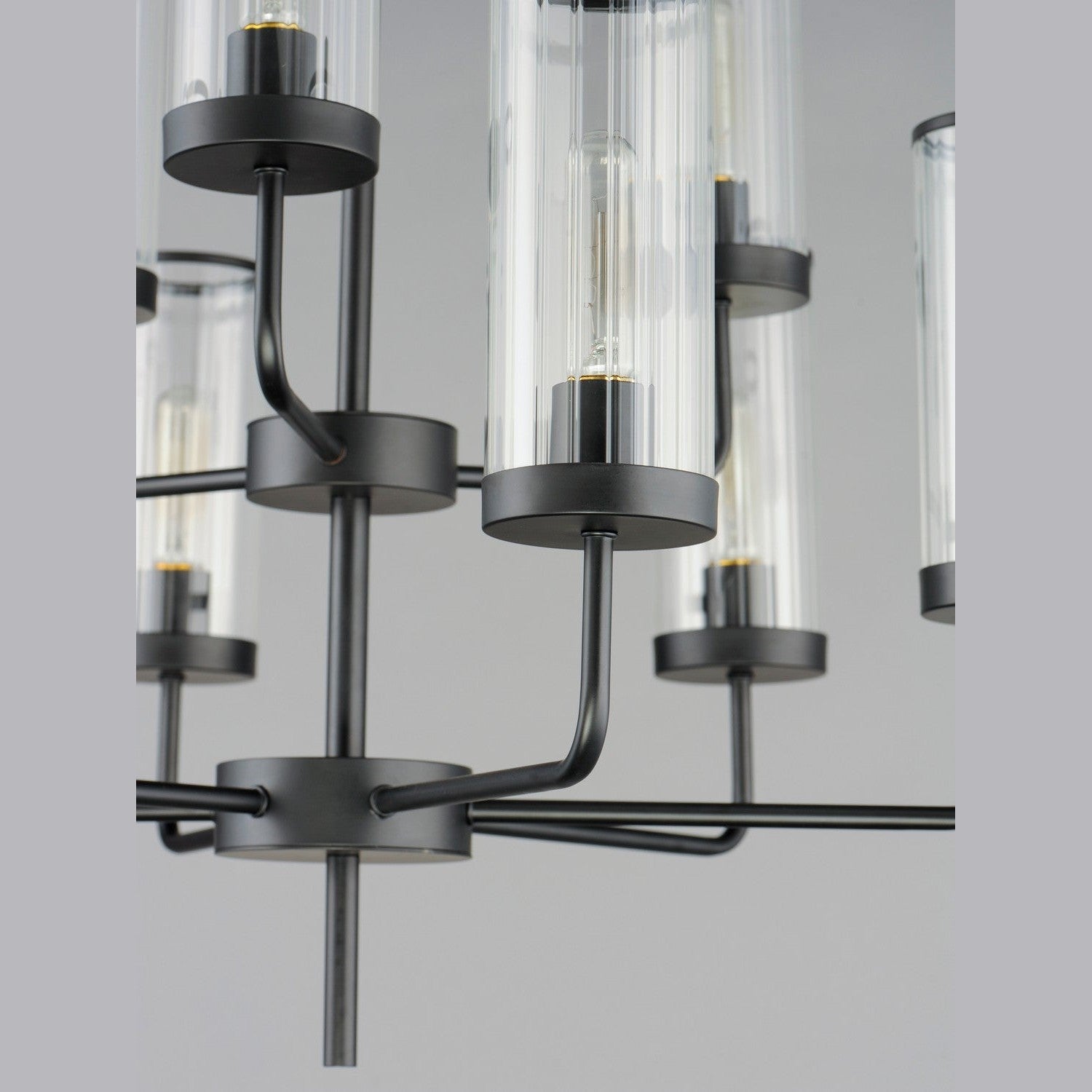 Maxim - 11479CRBK - Nine Light Chandelier - Crosby - Black