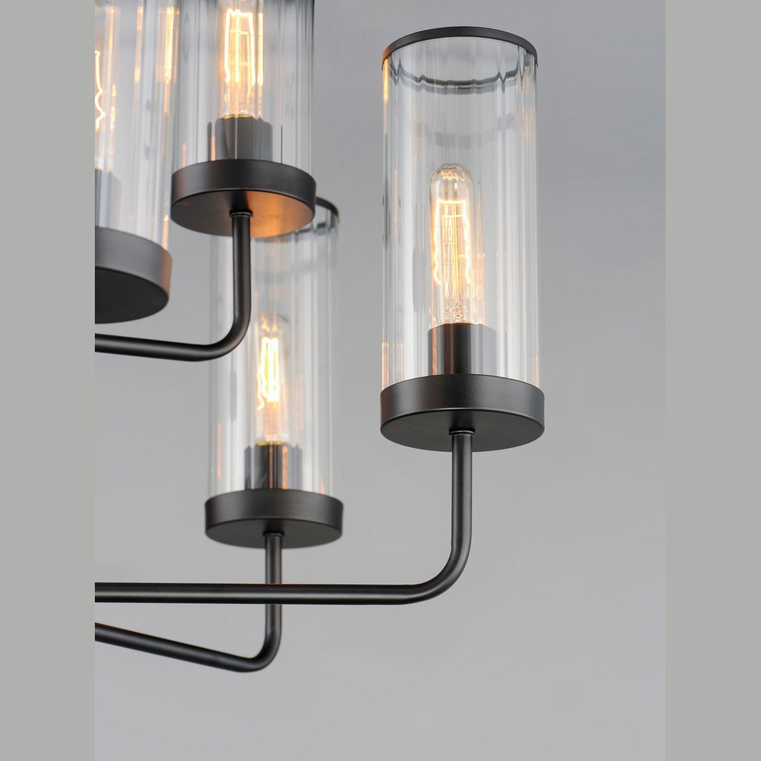 Maxim - 11479CRBK - Nine Light Chandelier - Crosby - Black