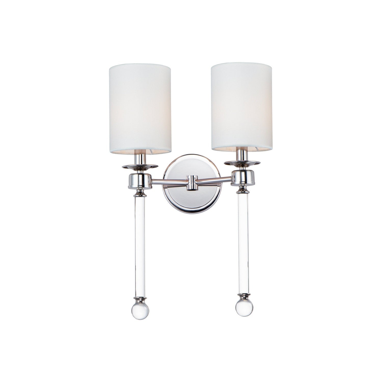 Maxim - 16108WTCLPN - Two Light Wall Sconce - Lucent - Polished Nickel