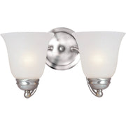 Maxim - 2121FTSN - Two Light Wall Sconce - Basix - Satin Nickel
