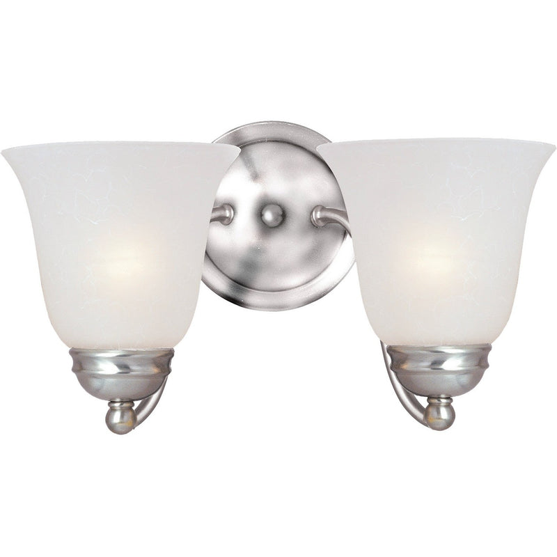 Maxim - 2121FTSN - Two Light Wall Sconce - Basix - Satin Nickel