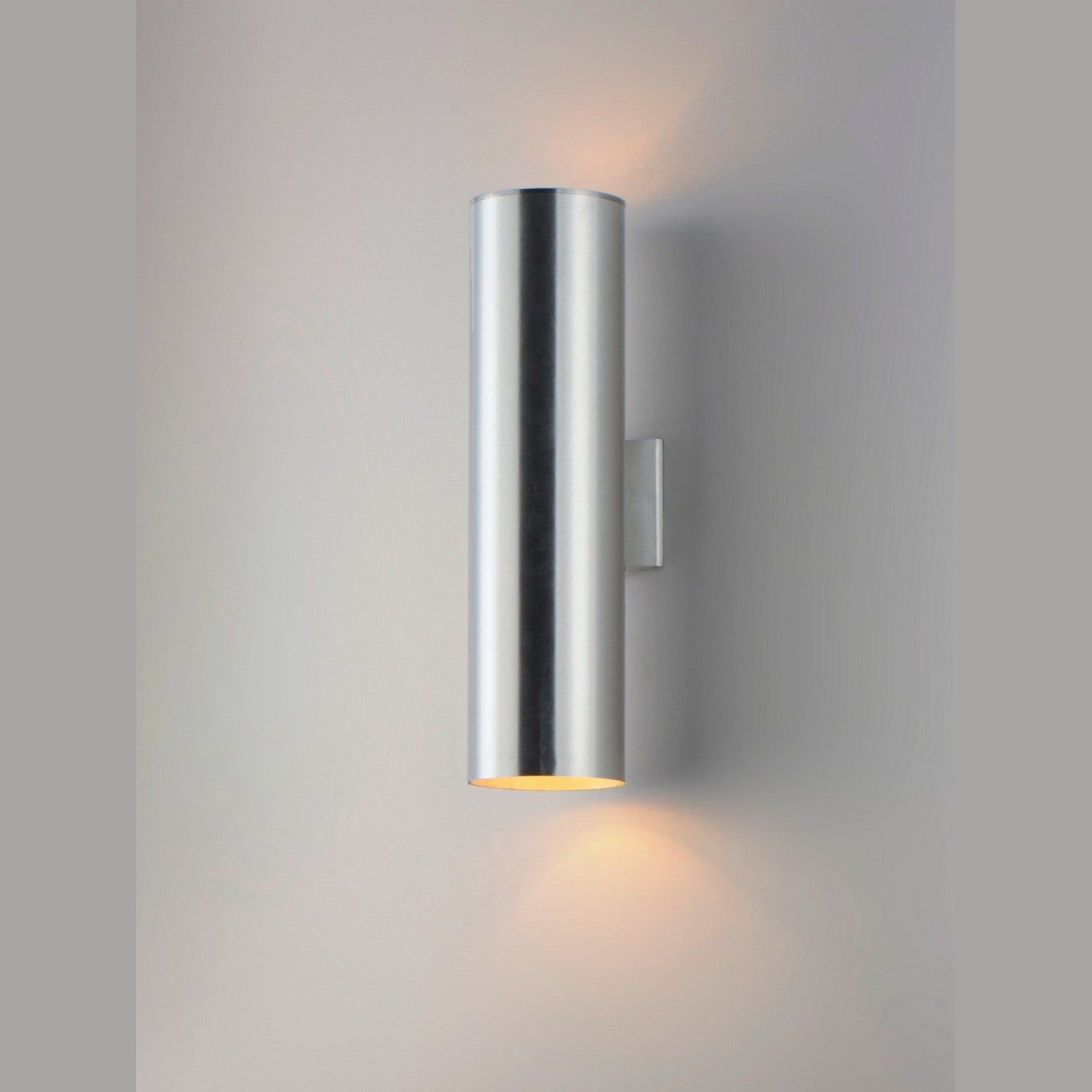 Maxim - 26105AL - Two Light Outdoor Wall Lantern - Outpost - Brushed Aluminum