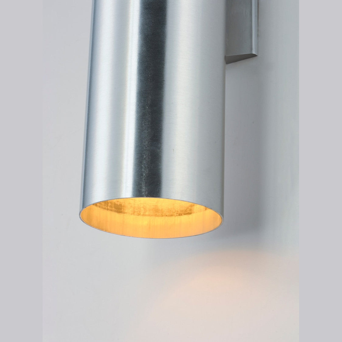 Maxim - 26105AL - Two Light Outdoor Wall Lantern - Outpost - Brushed Aluminum