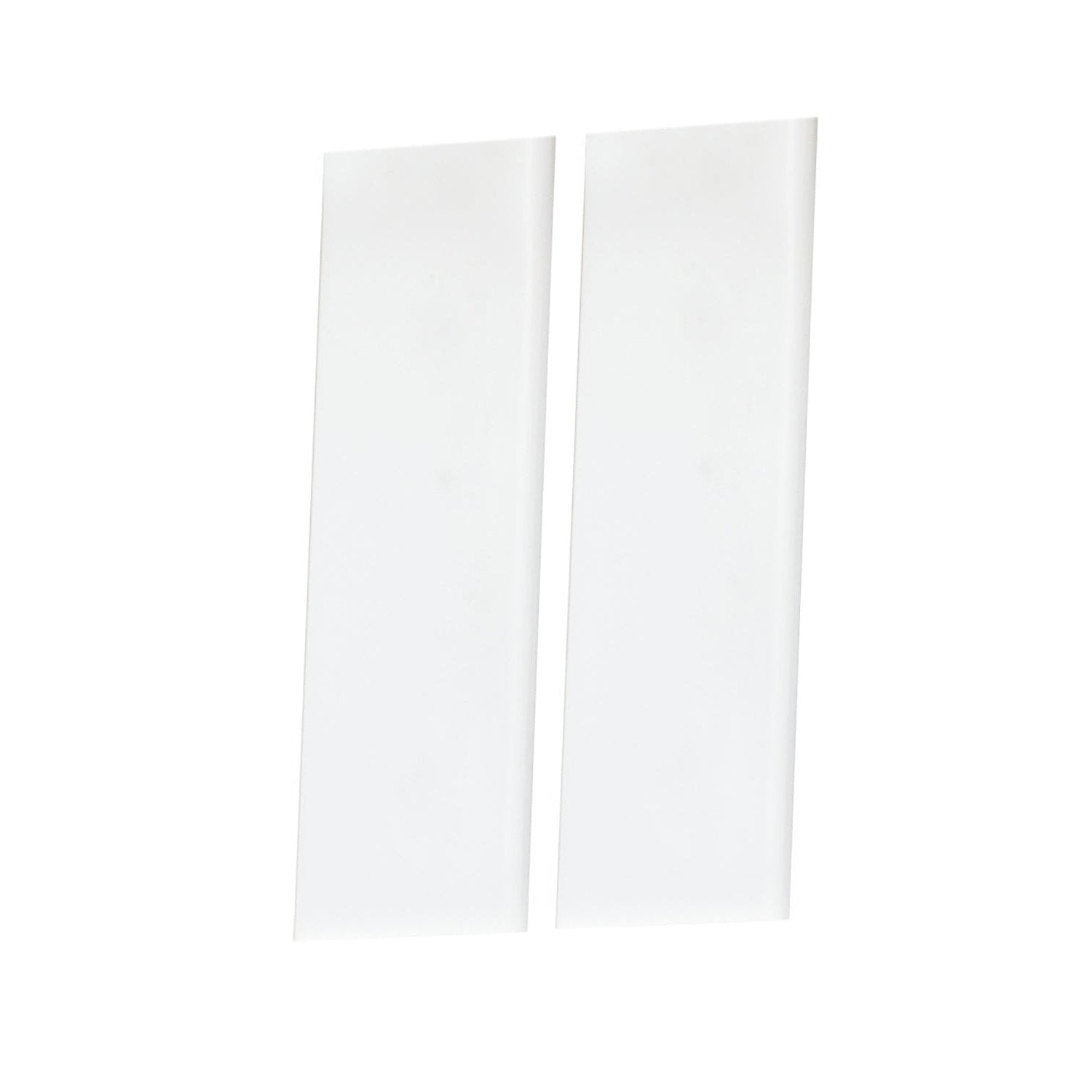 Maxim - 53623WT - House Number Half Blank Tile (2/PK) - Address - White