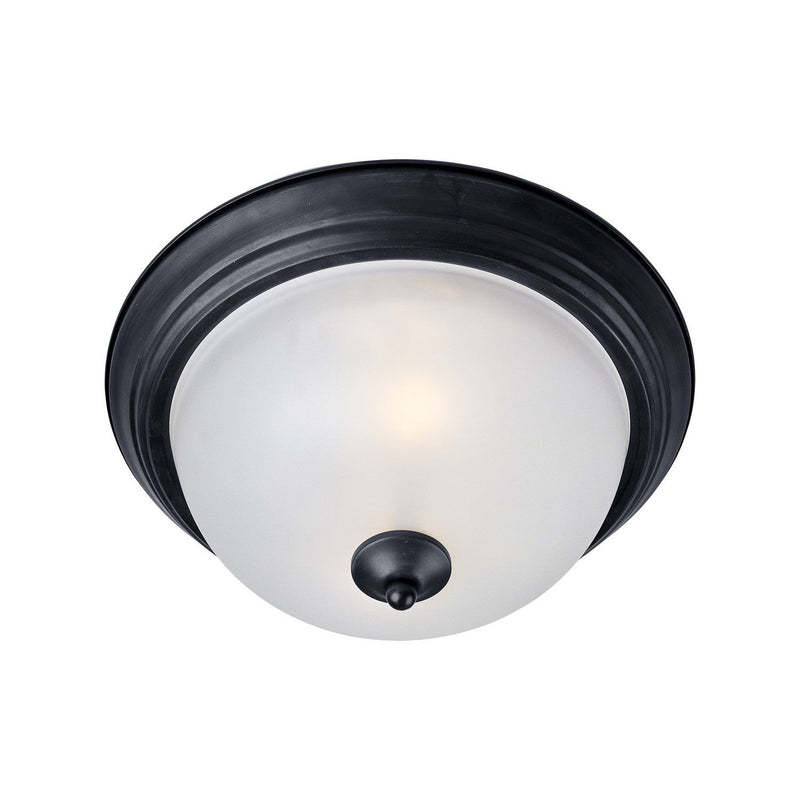 Maxim - 5841FTBK - Two Light Flush Mount - Essentials - 584x - Black
