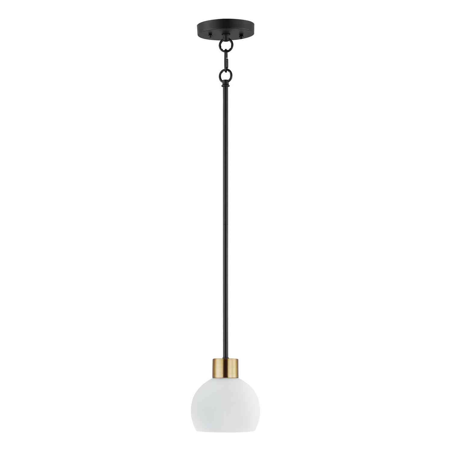 Maxim - 91270SWBZSBR - One Light Mini Pendant - Coraline - Bronze / Satin Brass