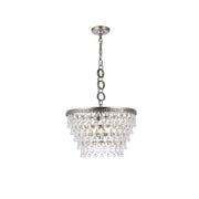 Elegant Lighting - 1219D19AS/RC - Five Light Pendant - Nordic - Antique Silver
