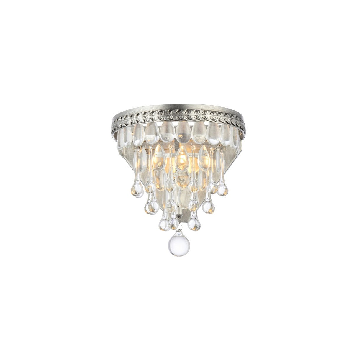 Elegant Lighting - 1219W9AS/RC - One Light Wall Sconce - Nordic - Antique Silver