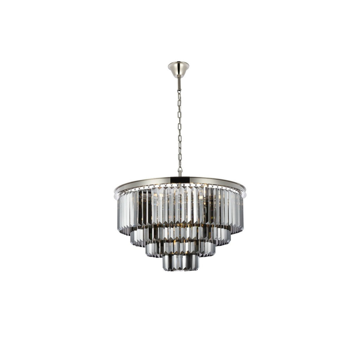Elegant Lighting - 1231D32PN-SS/RC - 17 Light Chandelier - Sydney - Polished Nickel