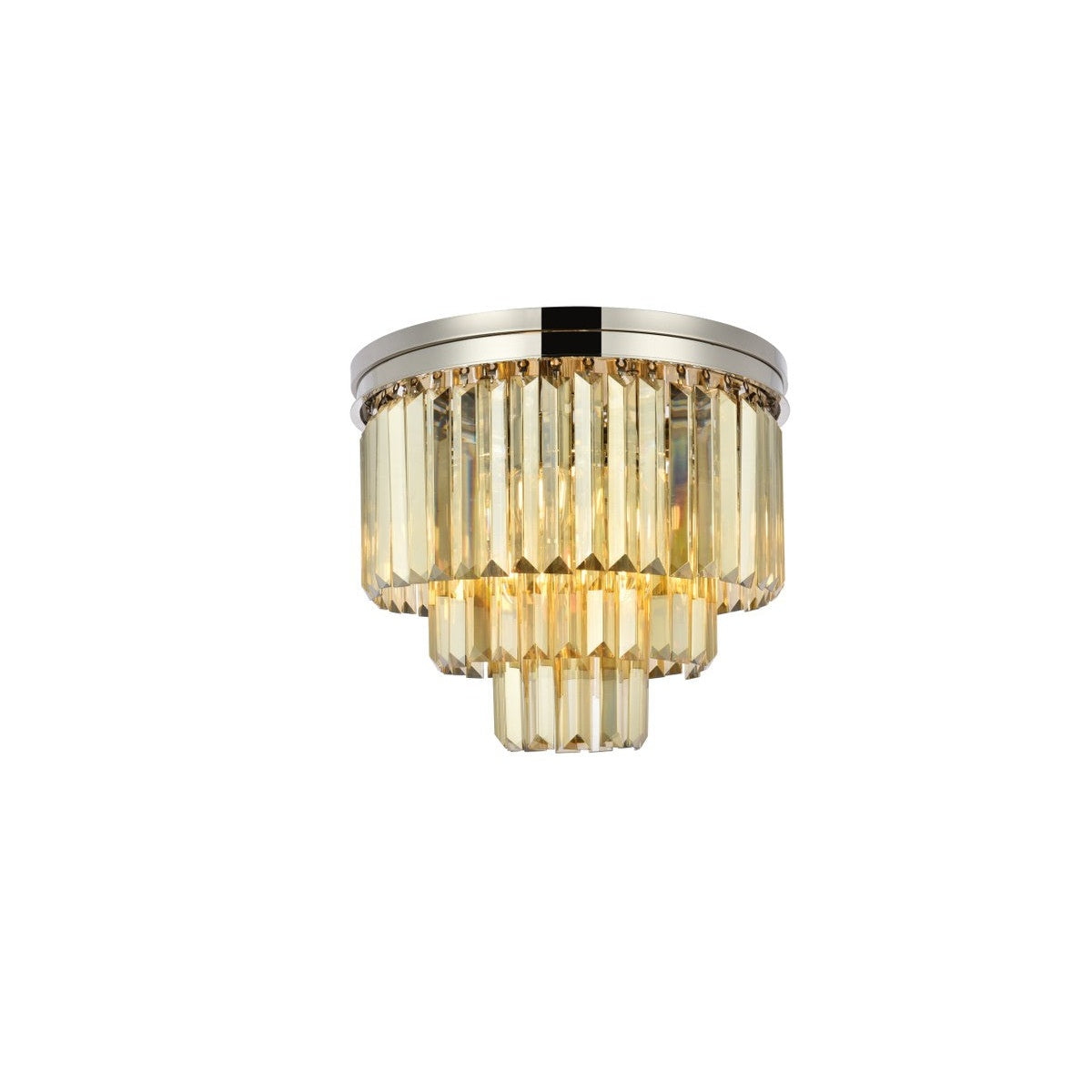 Elegant Lighting - 1231F20PN-GT/RC - Nine Light Flush Mount - Sydney - Polished Nickel