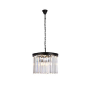 Elegant Lighting - 1238D20MB/RC - Six Light Pendant - Sydney - Matte Black