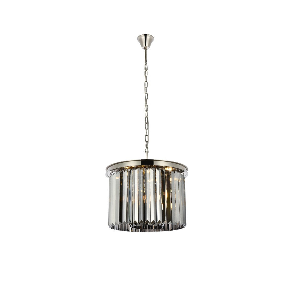 Elegant Lighting - 1238D20PN-SS/RC - Six Light Pendant - Sydney - Polished Nickel