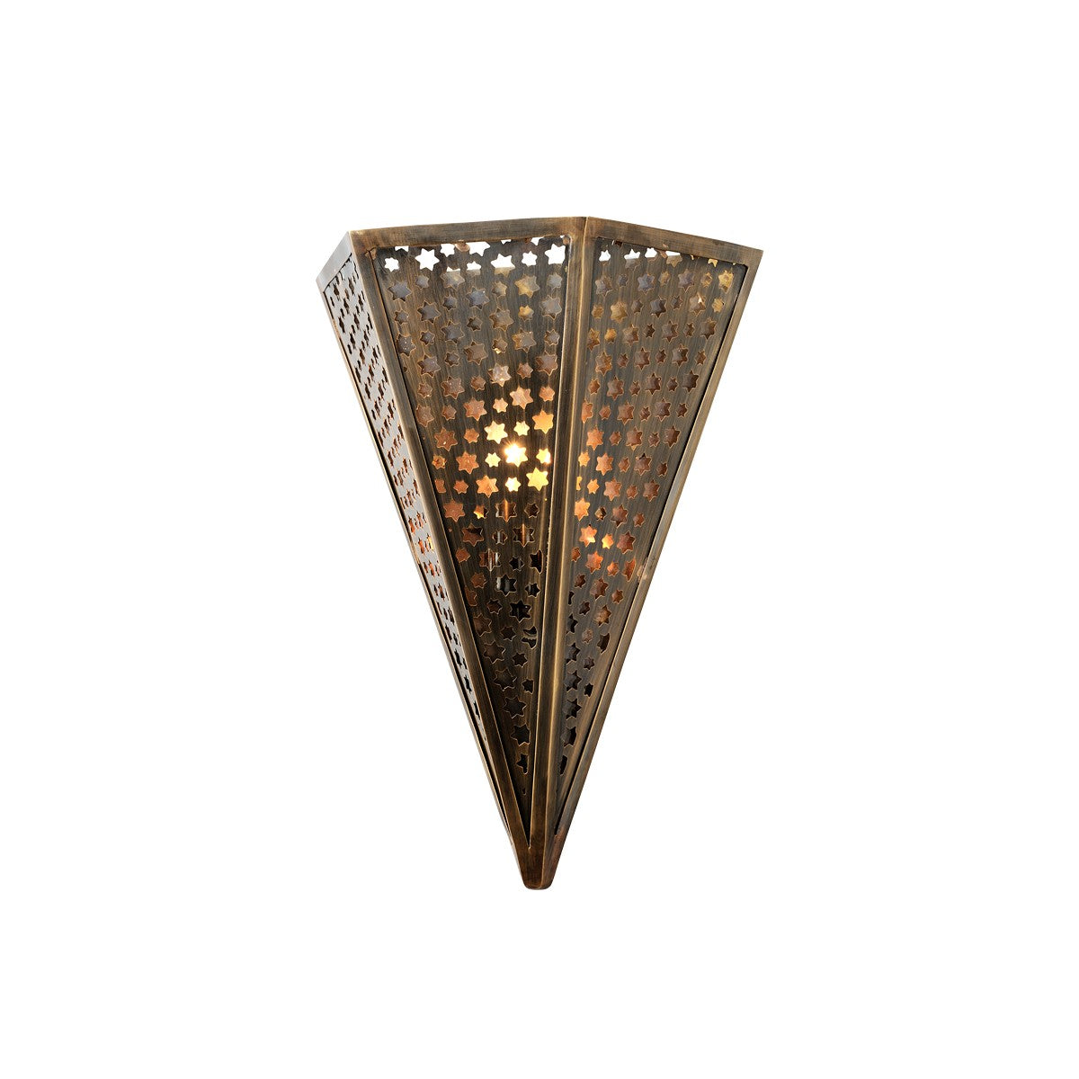 Corbett Lighting - 302-11 - One Light Wall Sconce - Star Of The East - Old World Brass