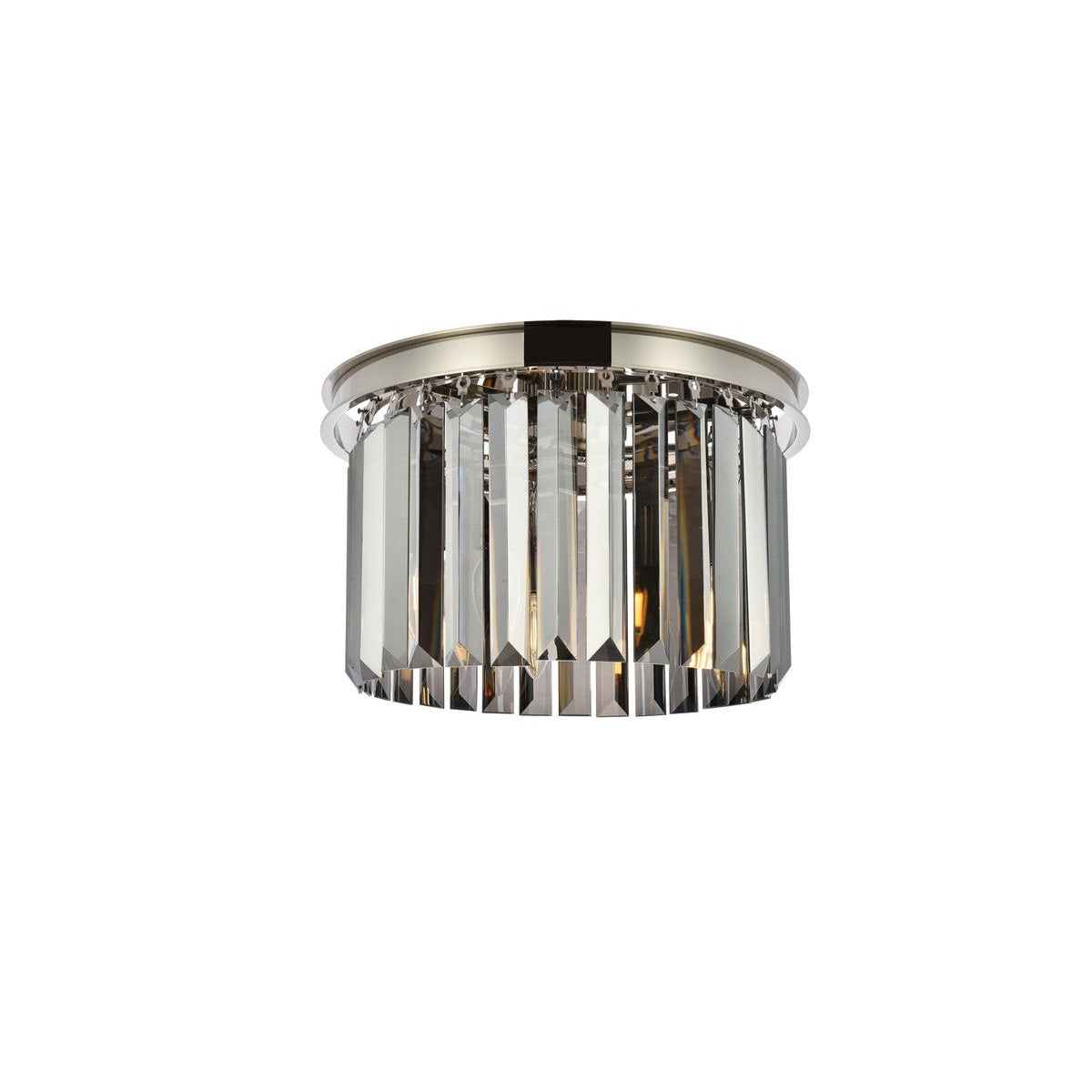 Elegant Lighting - 1238F16PN-SS/RC - Three Light Flush Mount - Sydney - Polished Nickel