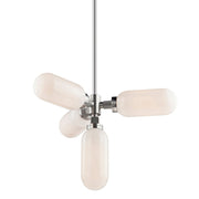 Troy Lighting - F7364 - Four Light Chandelier - Annex - Anodized Aluminum