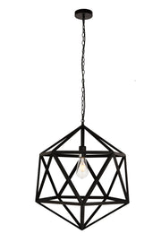 Elegant Lighting - LDPD2111 - One Light Pendant - Redmond - Black
