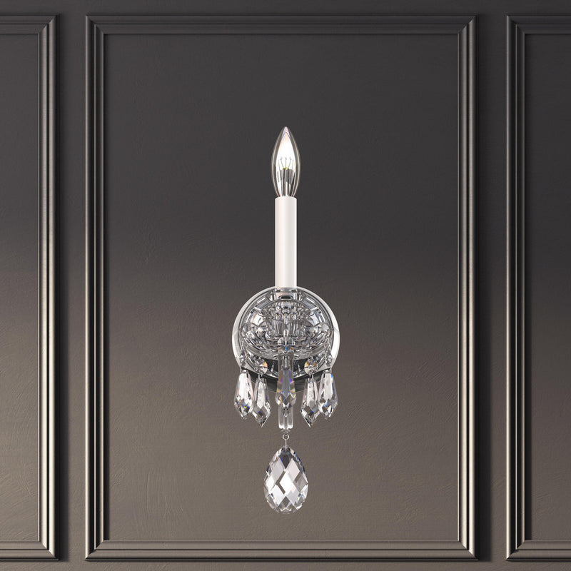 Schonbek - HA5801N-40H - One Light Wall Sconce - Hamilton Nouveau - Polished Silver