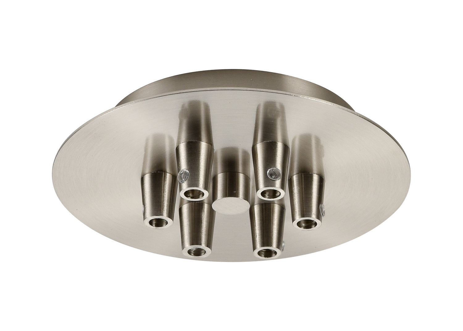 Innovations - 106-SN - Multi Port Canopy - Custom Cord - Satin Nickel