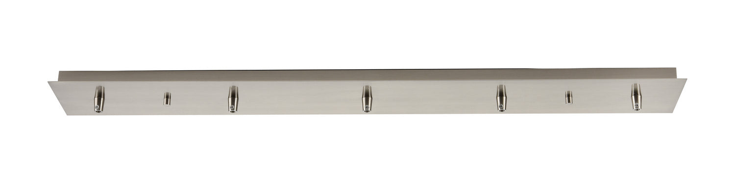 Innovations - 125-SN - Multi Port Canopy - Custom Cord - Satin Nickel