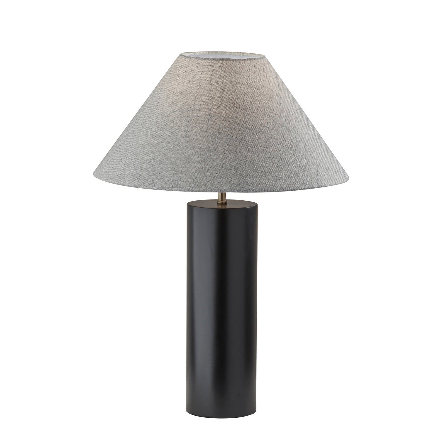 Adesso Home - 1509-01 - Table Lamp - Martin - Black Poplar Wood W. Antique Brass Accent