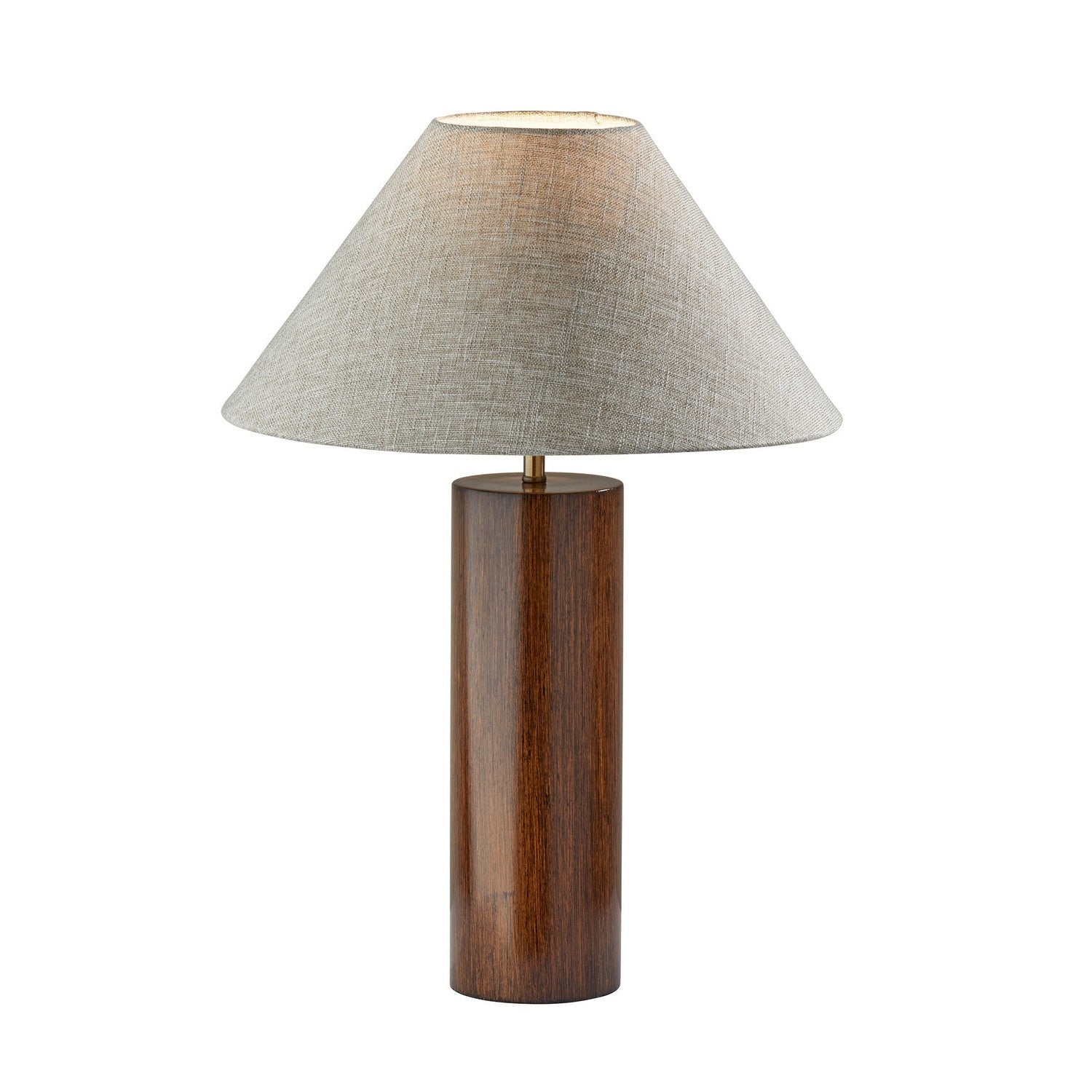 Adesso Home - 1509-15 - Table Lamp - Martin - Walnut Poplar Wood W. Antique Brass Accent