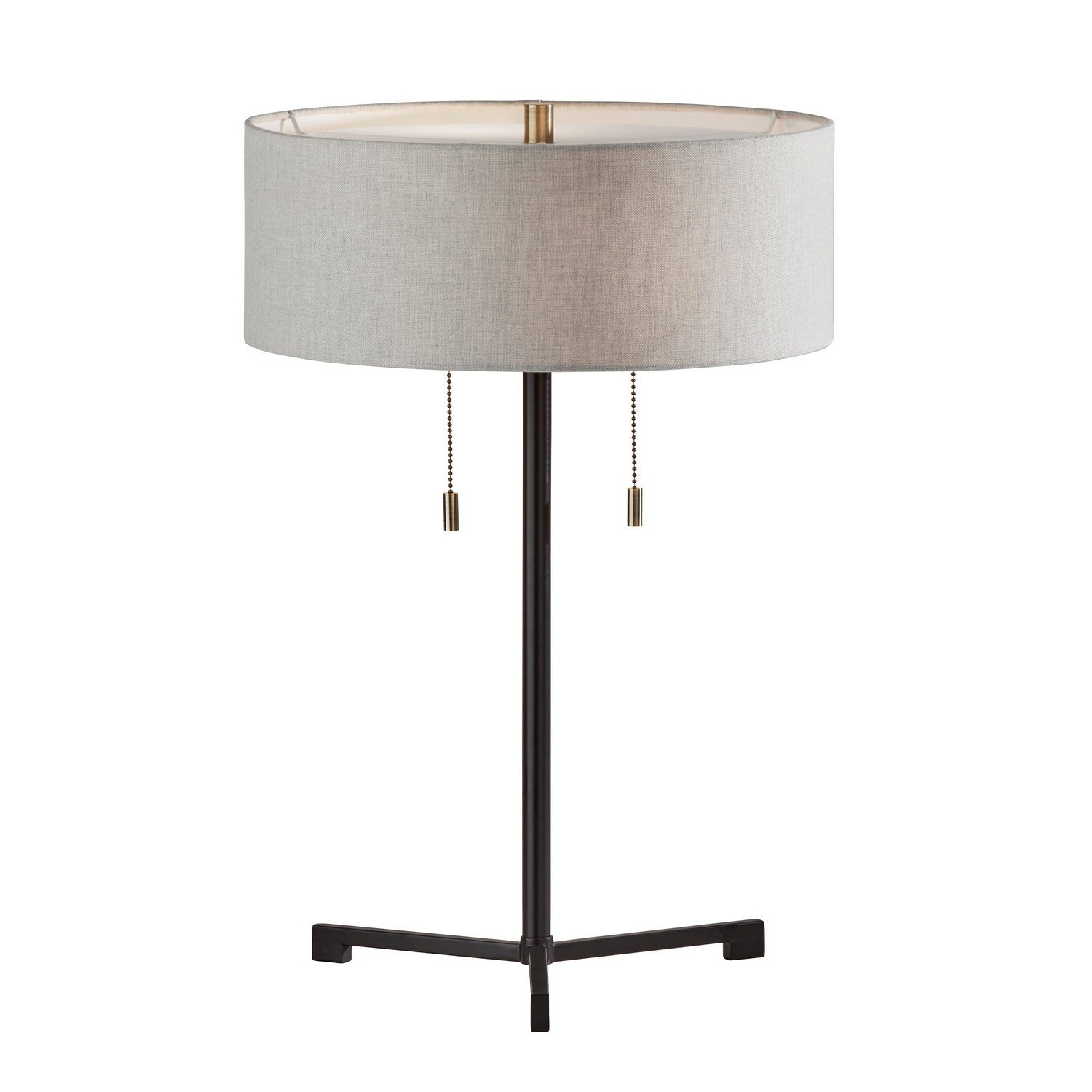 Adesso Home - 1556-01 - Two Light Table Lamp - Wesley - Black