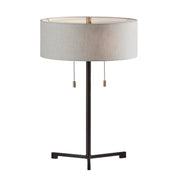 Adesso Home - 1556-01 - Two Light Table Lamp - Wesley - Black