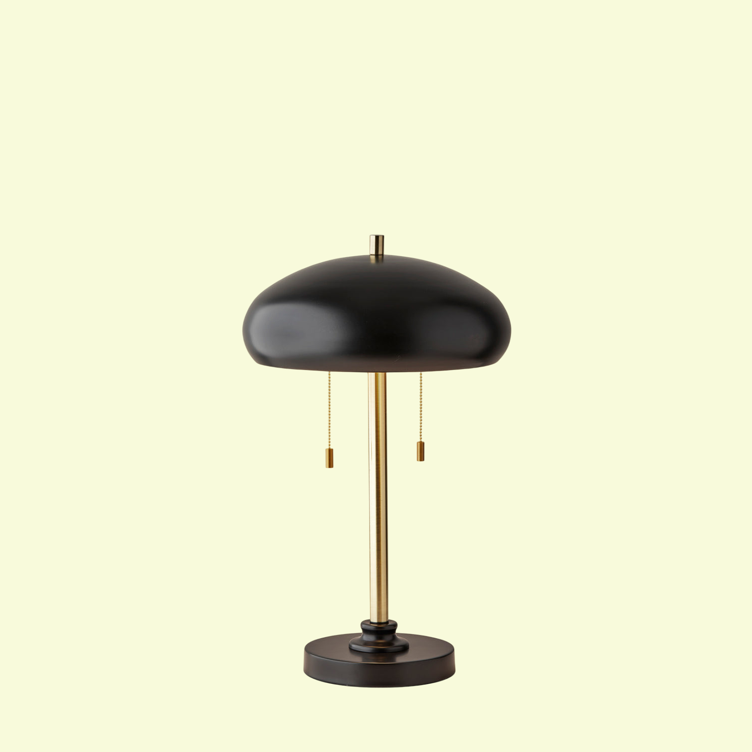 Adesso Home - 1562-21 - Two Light Table Lamp - Cap - Black & Antique Brass