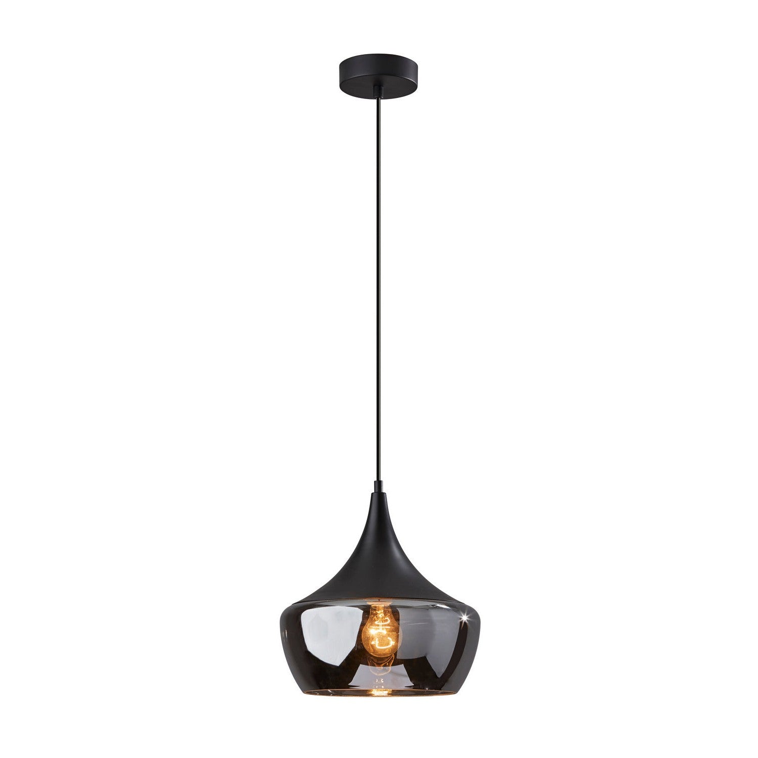 Adesso Home - 2141-01 - Pendant - Eliza - Black