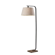 Adesso Home - 3484-01 - Floor Lamp - Bernard - Black