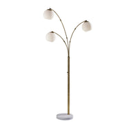 Adesso Home - 4316-21 - Three Light Arc Lamp - Remi - Antique Brass