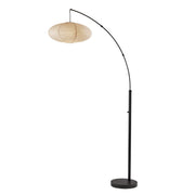 Adesso Home - 5024-01 - One Light Arc Lamp - Corinne - Black