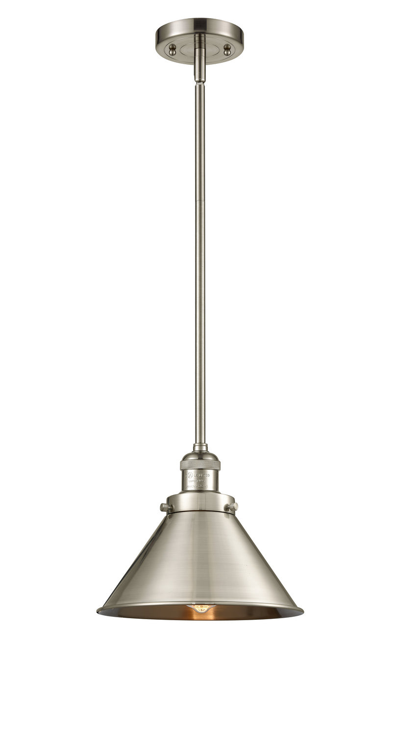 Innovations - 201S-SN-M10-SN - One Light Mini Pendant - Franklin Restoration - Brushed Satin Nickel