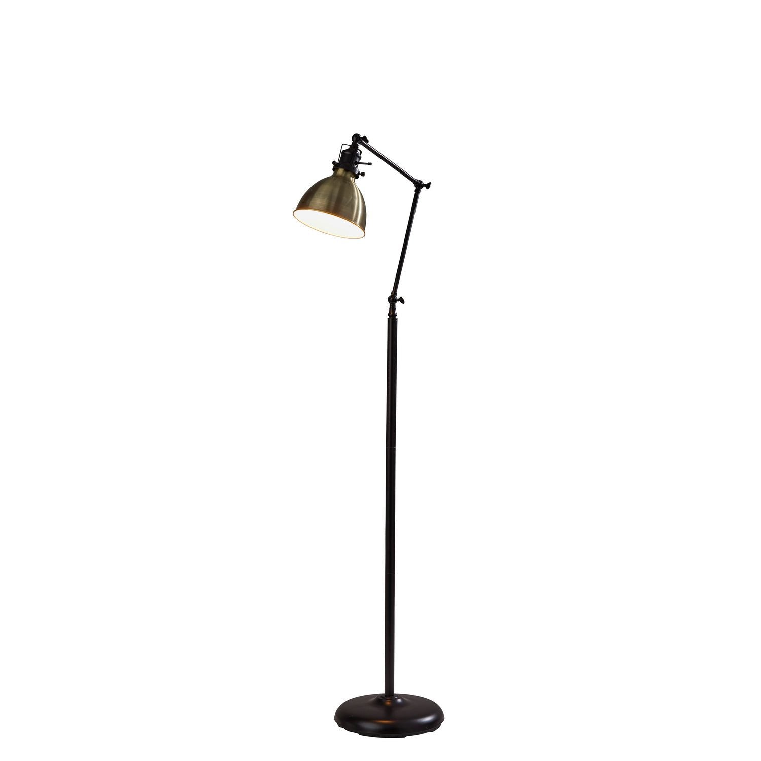 Adesso Home - SL3708-26 - Floor Lamp - Alden - Antique Bronze & Antique Brass