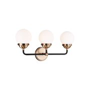 Visual Comfort Studio - 4487903EN-848 - Three Light Wall / Bath - Cafe - Satin Brass