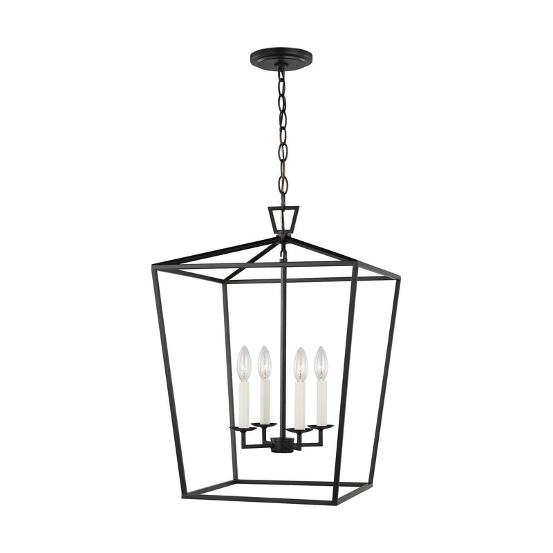 Visual Comfort Studio - 5392604-112 - Four Light Lantern - Dianna - Midnight Black