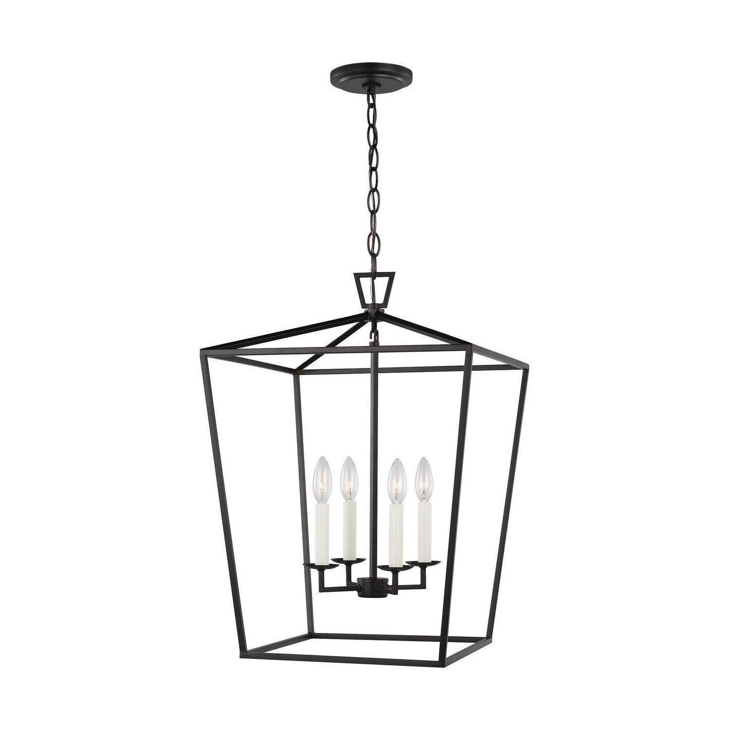 Visual Comfort Studio - 5392604EN-112 - Four Light Lantern - Dianna - Midnight Black