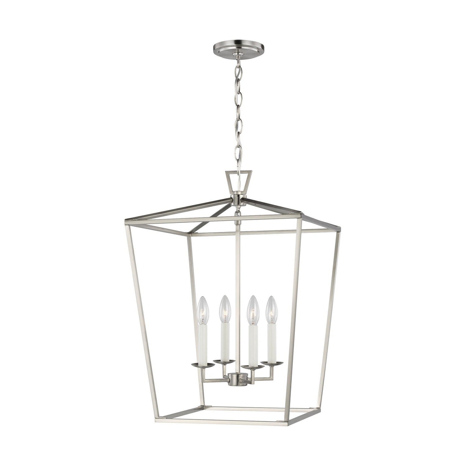 Visual Comfort Studio - 5392604EN-962 - Four Light Lantern - Dianna - Brushed Nickel