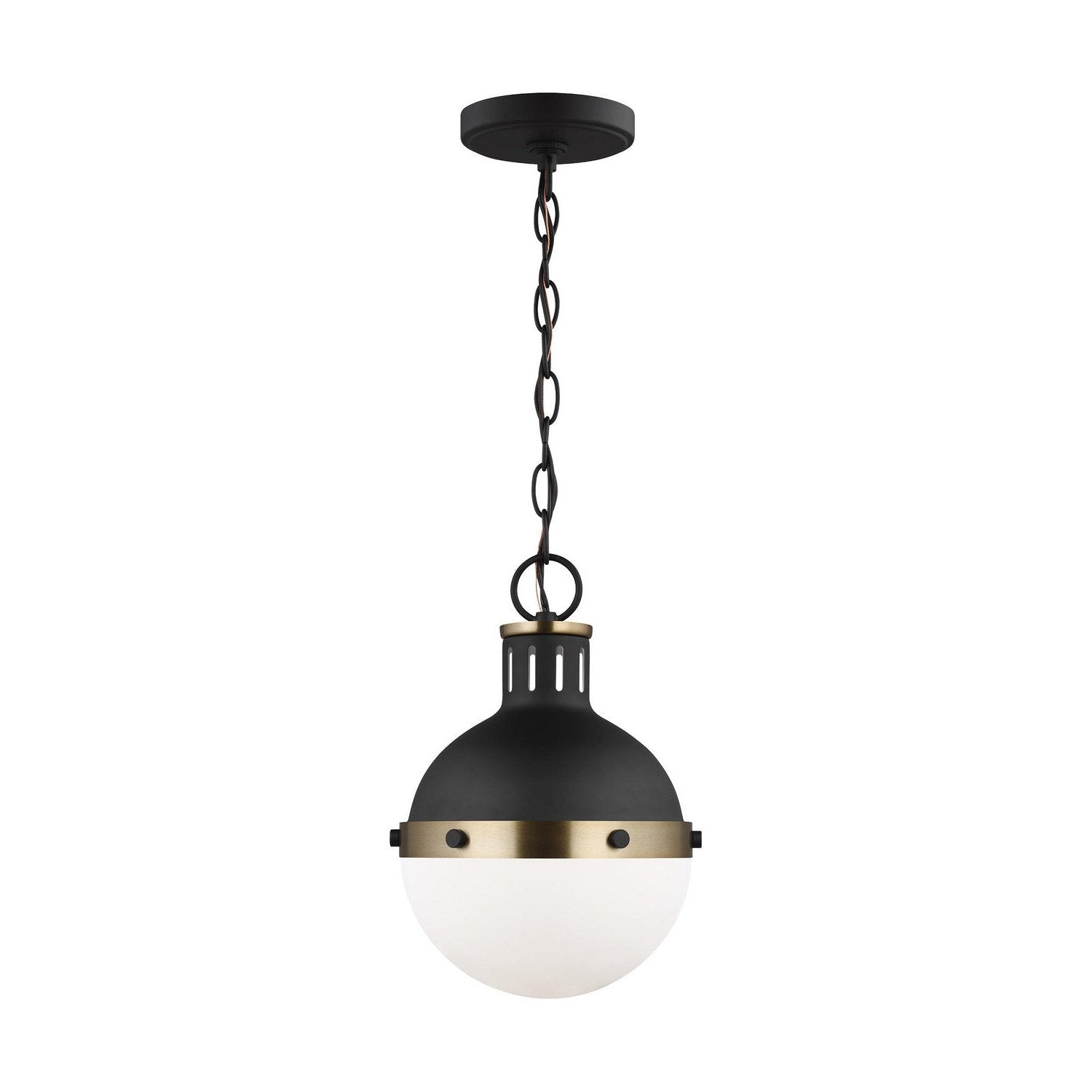 Visual Comfort Studio - 6177101EN3-112 - One Light Mini Pendant - Hanks - Midnight Black