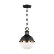 Visual Comfort Studio - 6177101EN3-112 - One Light Mini Pendant - Hanks - Midnight Black