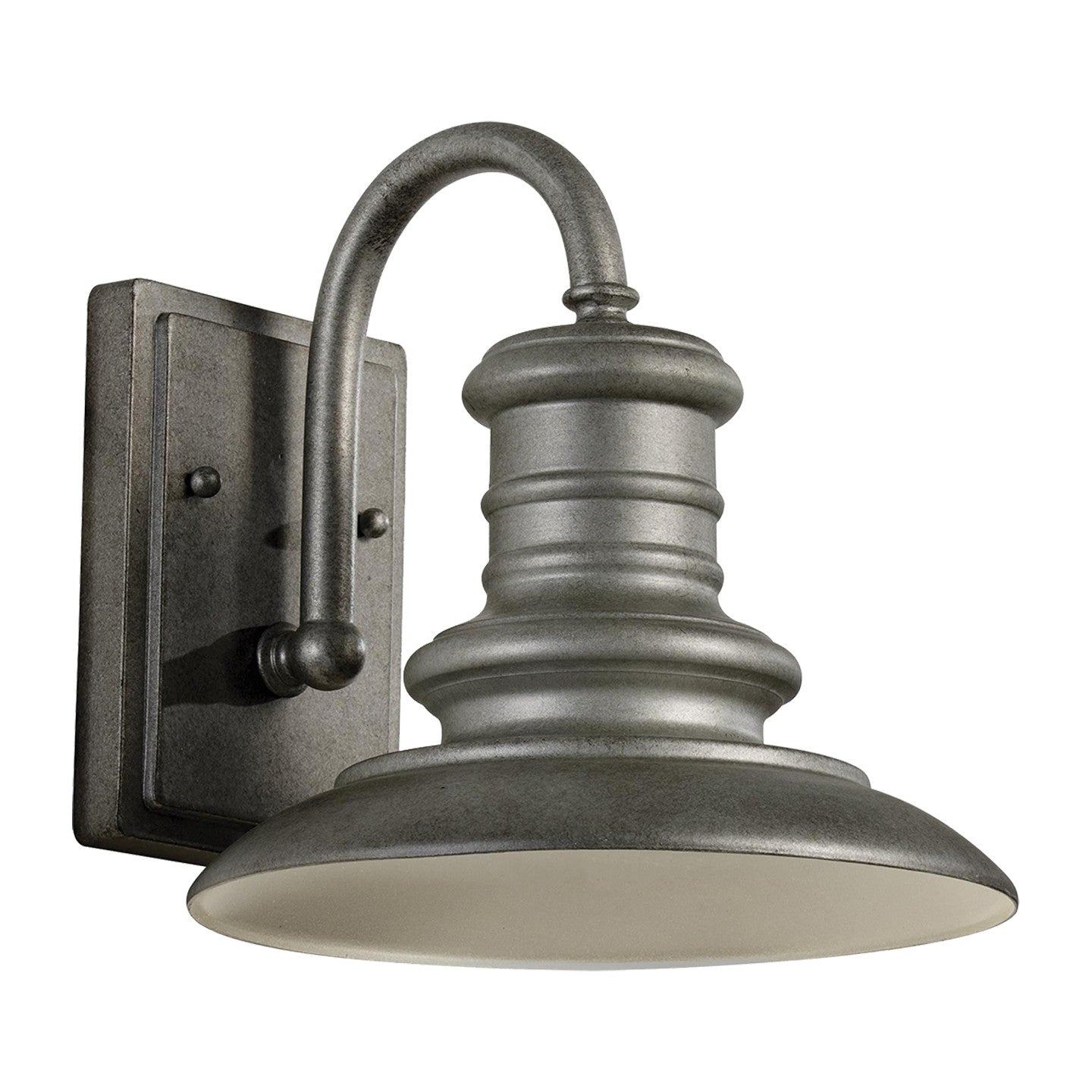 Generation Lighting - OL8600TRD/T - One Light Outdoor Wall Lantern - Redding Station - Tarnished Silver