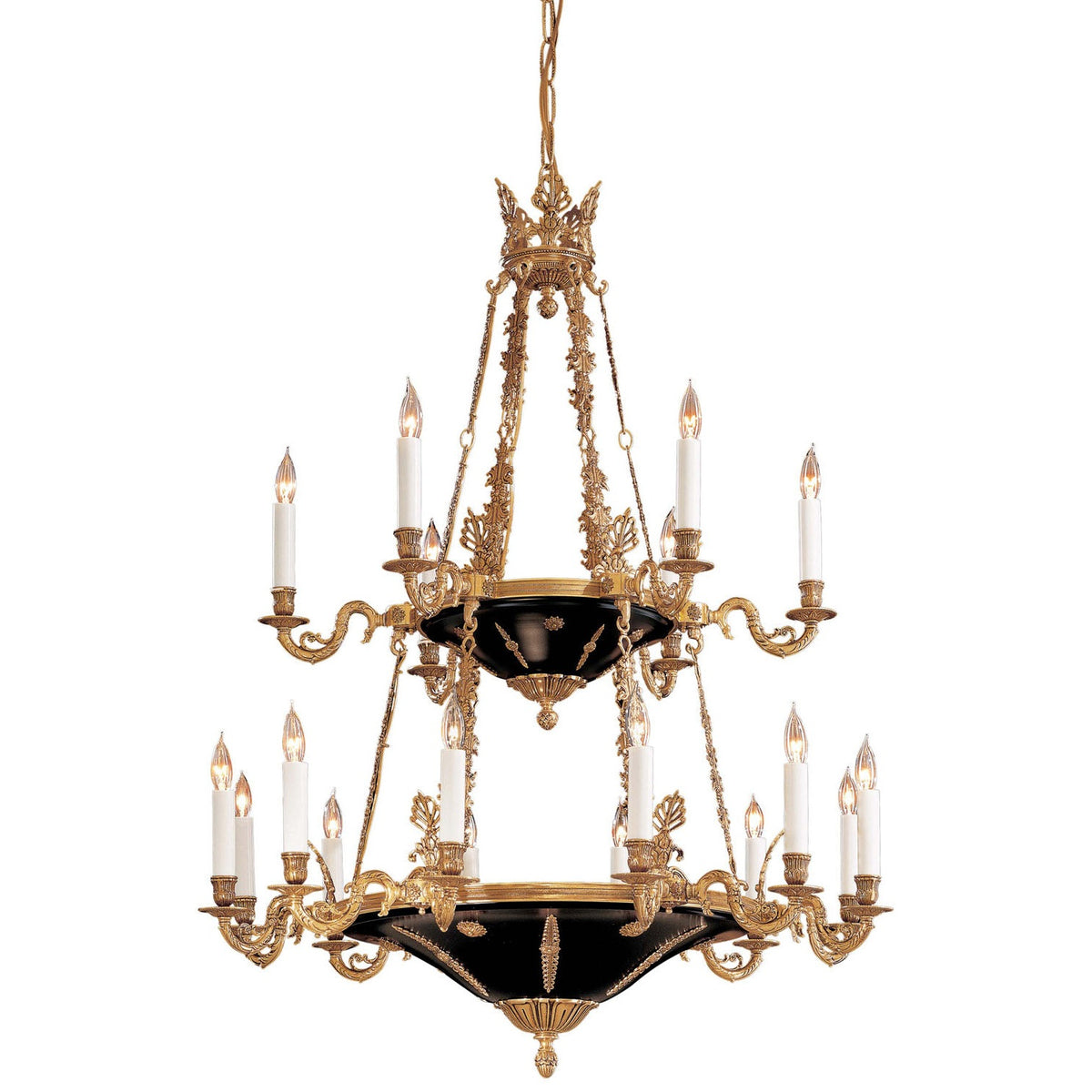 Metropolitan - N850220 - 18 Light Chandelier - Metropolitan Family - Dor√© Gold With Black