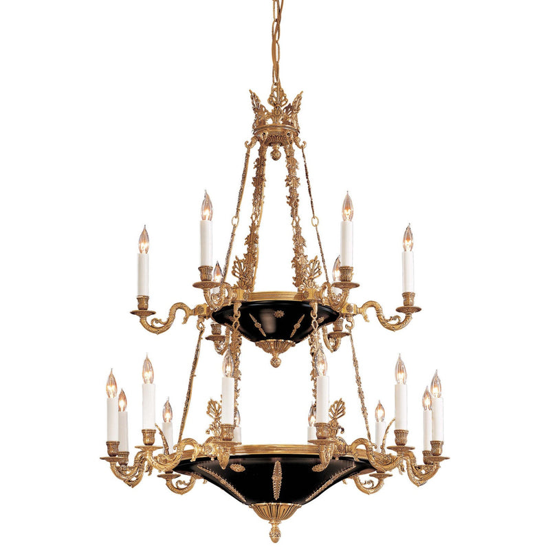 Metropolitan - N850220 - 18 Light Chandelier - Metropolitan Family - Dor√© Gold With Black