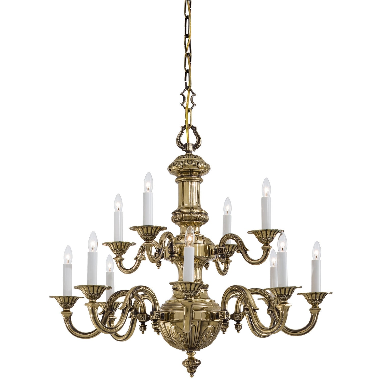 Metropolitan - N700212 - 12 Light Chandelier - Metropolitan - Classic Brass